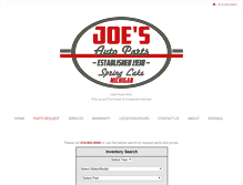 Tablet Screenshot of michigansalvageyard.com